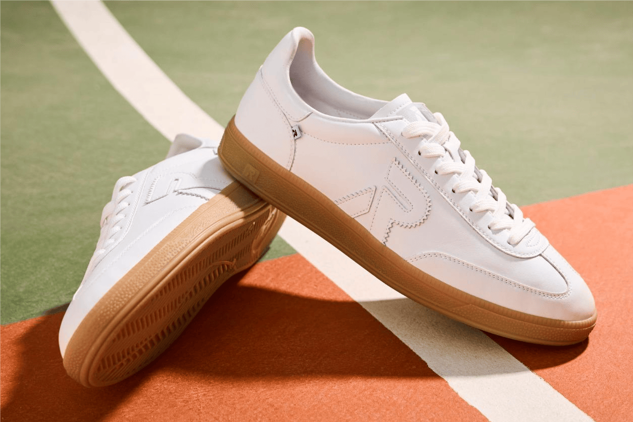 Detail von unisex Rieker Sneaker San Diego u2200-80 in weiß.