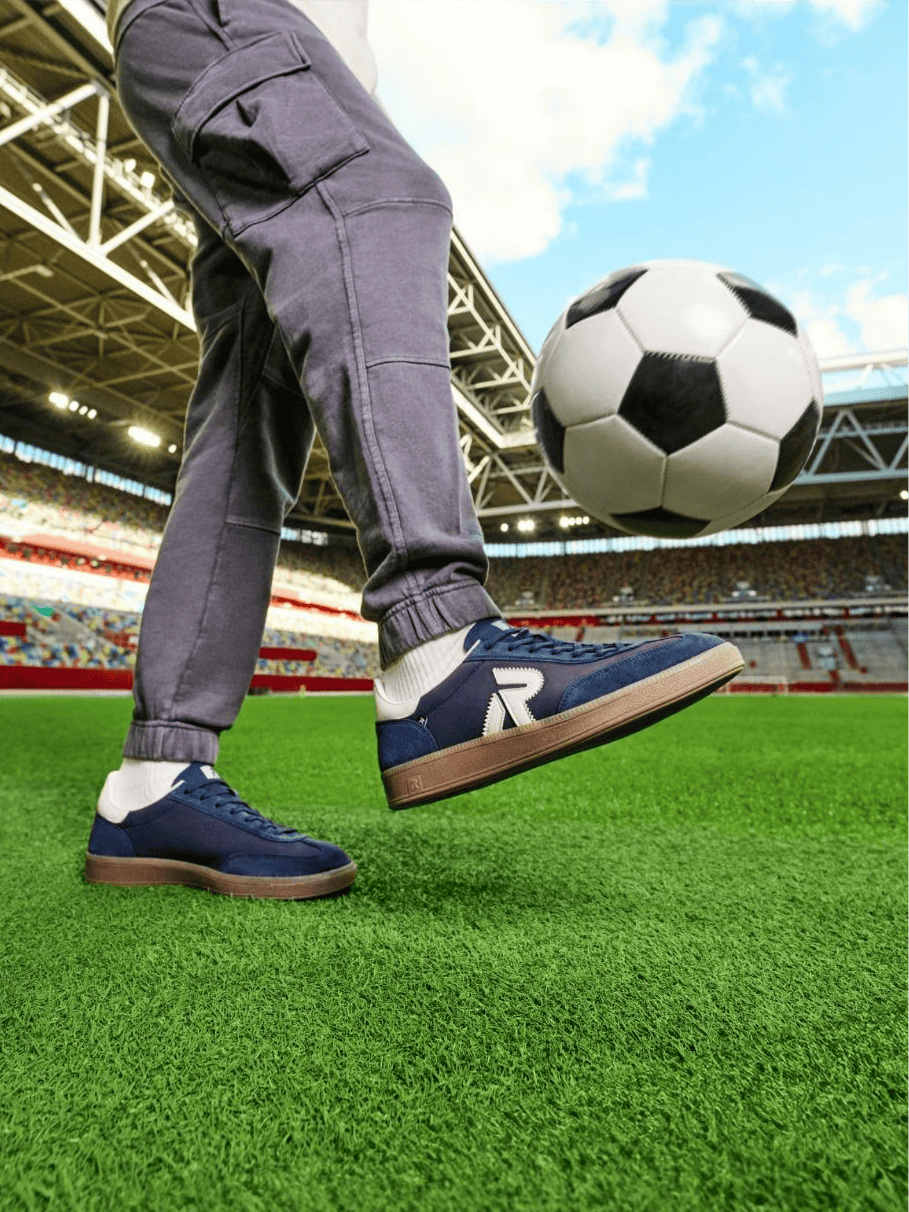 rieker retro sneaker dunkelblau u2200-16