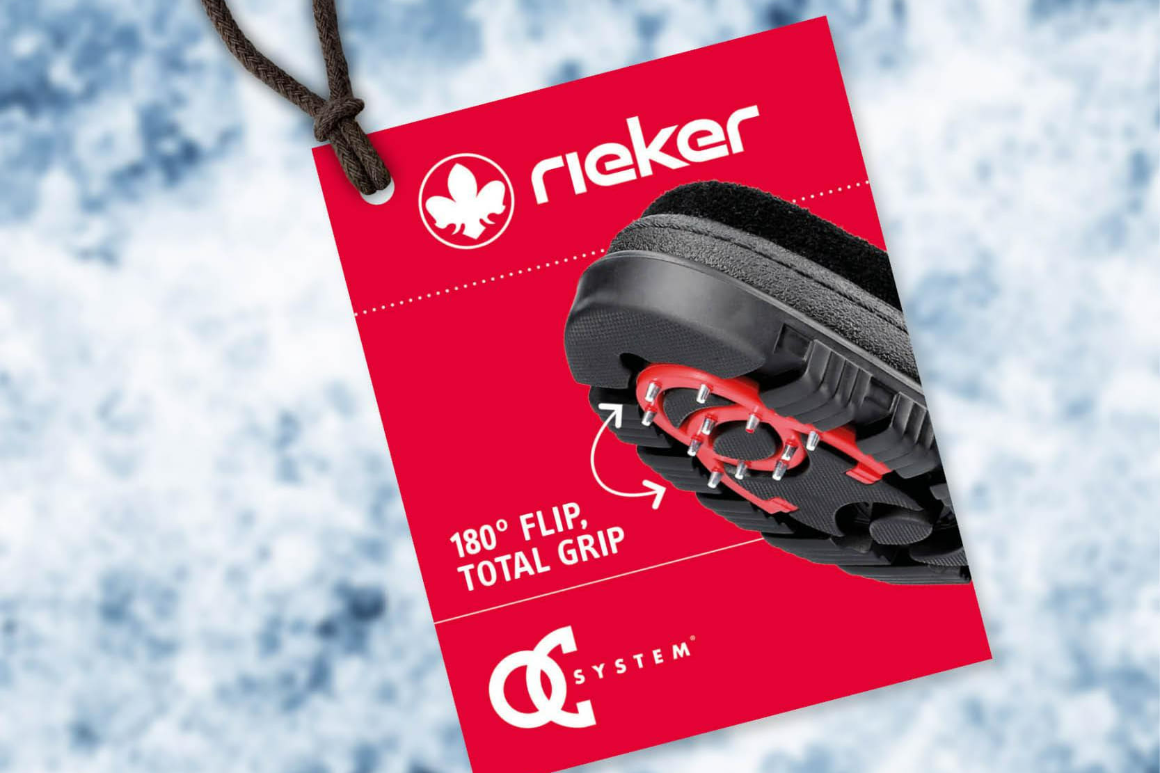 Rieker Flip Grip Hangtag