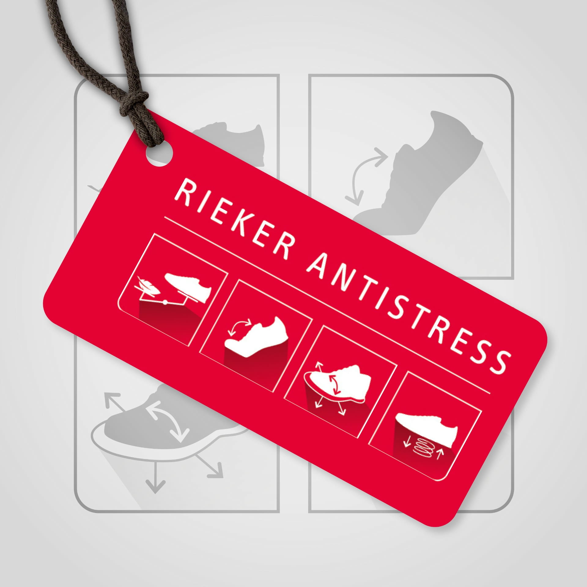 Icône de la fonctionnalité « Antistress » de Rieker.