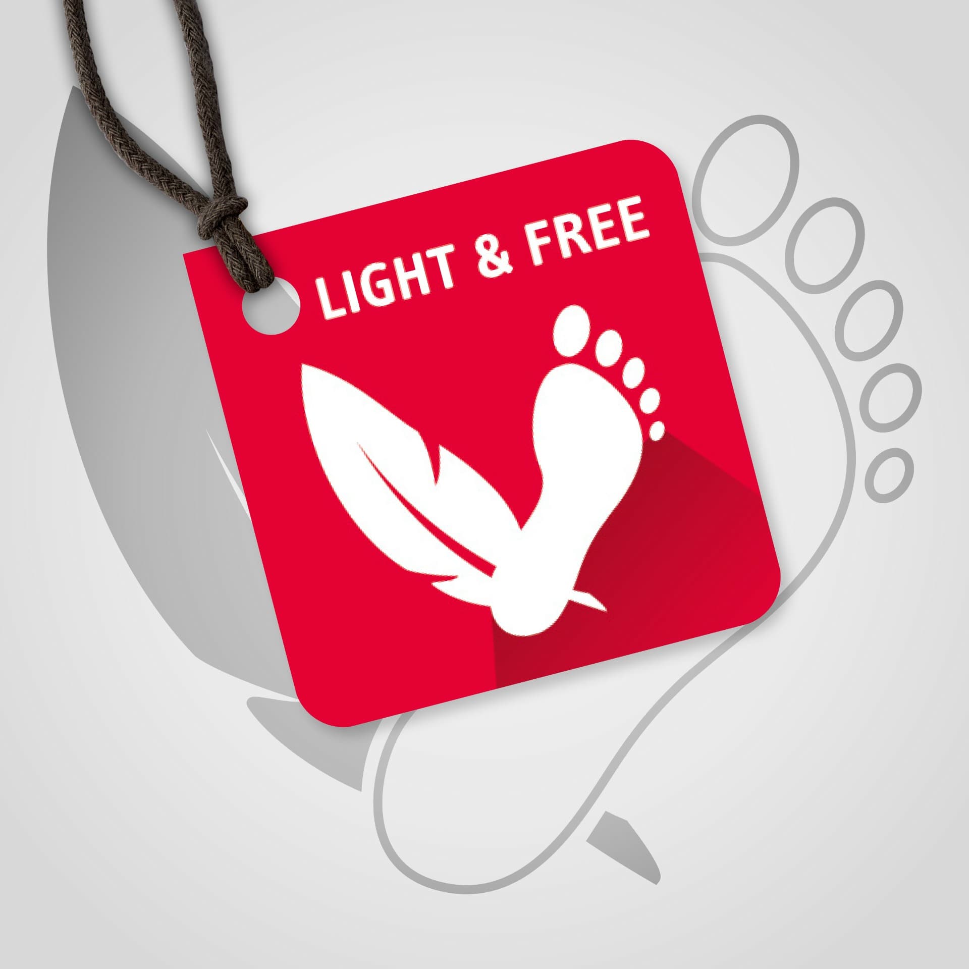 Icône de la fonctionnalité « chaussures legeres » de Rieker.