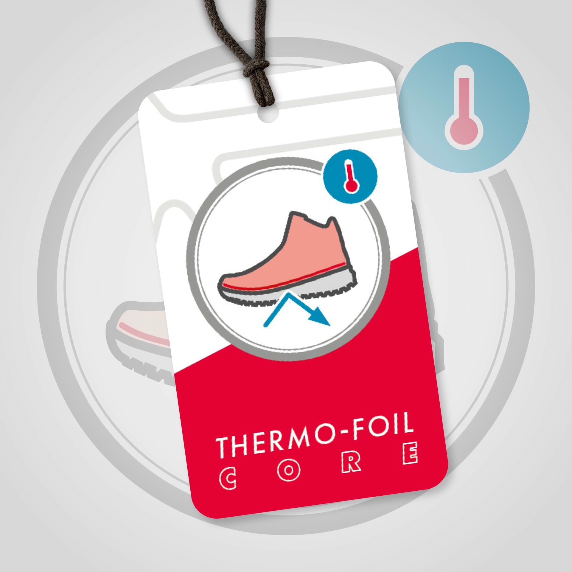 Icône de la fonctionnalité « semelle thermique » de Rieker.